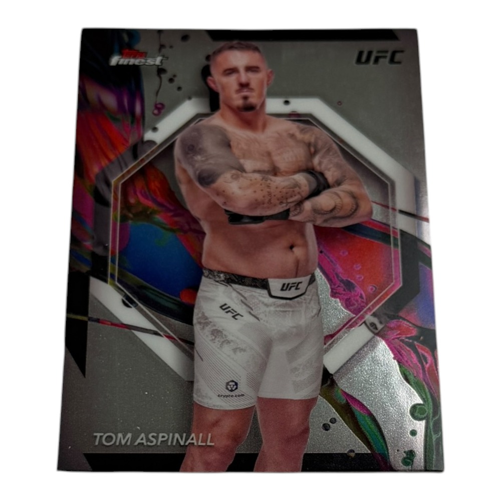 2024 Topps Finest UFC Tom Aspinall #49 Common Base Card Heavyweight
